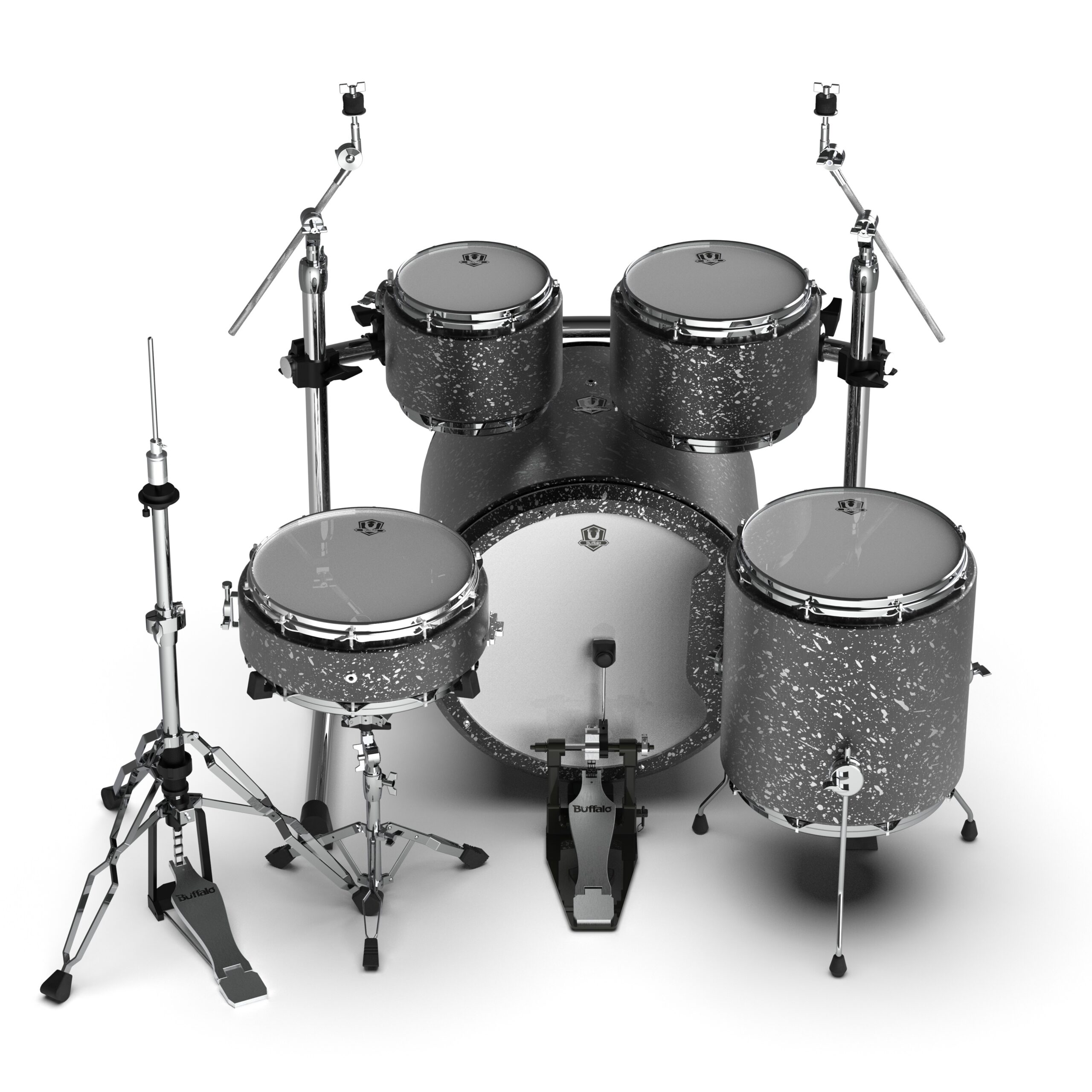 BUFFALO Luke Stadium系列 LS-518SSP 5-Piece 套鼓 爵士鼓組:圖片 3