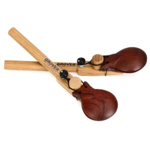 Grover Pro Percussion Handle Castanets GWC-2R 玫瑰木 手持式 握式 響板