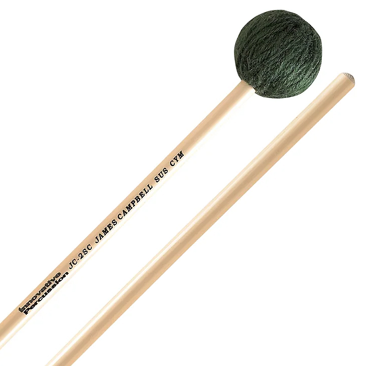 Innovative Percussion James Campbell簽名系列 JC-2SC 硬 藤柄 吊鈸槌