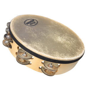 Grover Pro Percussion Protégé™系列 P-T2/GS 天然獸皮 雙排 德國銀鈴片 十吋鈴鼓