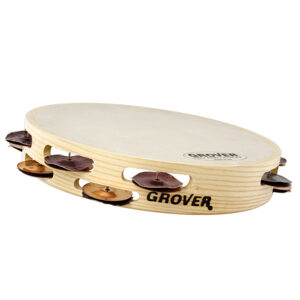 Grover Pro Percussion Bantamweight™系列 T2/HTSPH-B 仿獸皮 雙排 銅銀鈴片 十吋鈴鼓