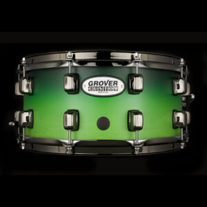 Grover Pro Percussion Custom系列 100%美製 6.5×14吋 綠野漸層 楓木小鼓