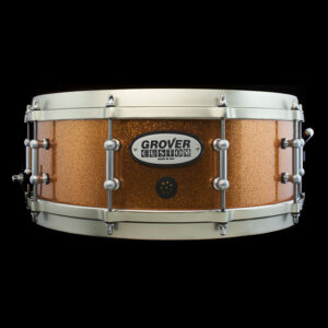 Grover Pro Percussion Custom系列 100%美製 5.5x14吋 閃耀金銅 單板 實木小鼓