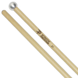 Acoustic Percussion Metallic系列 A1 12.5mm 鋁頭 藤柄 鐘琴槌