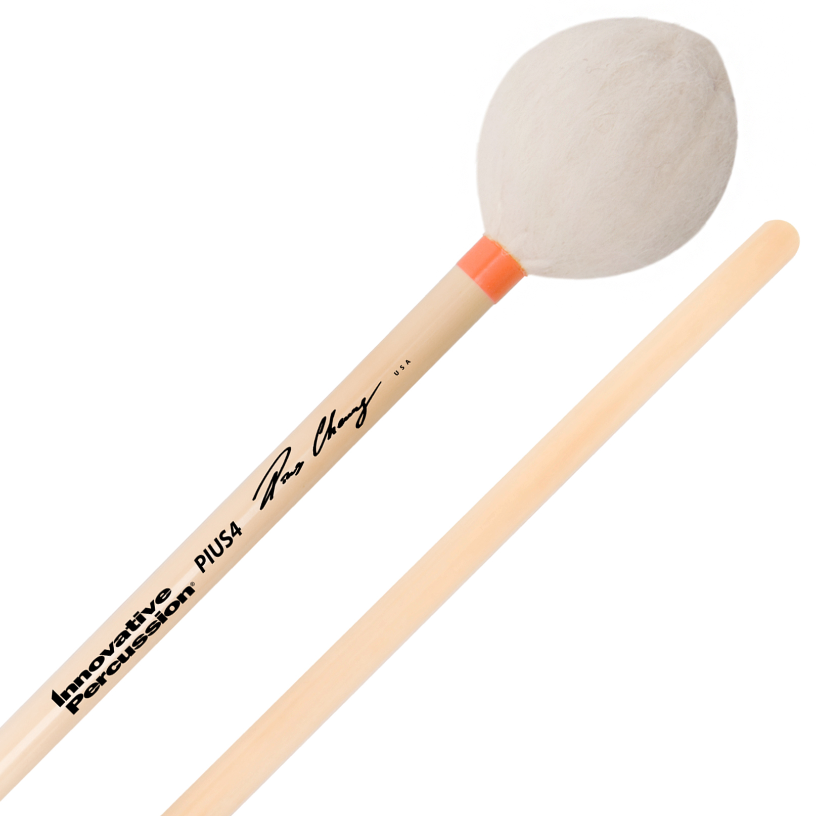 Innovative Percussion Pius Cheung簽名系列 PIUS4 中硬(Med. Hard) 藤柄 馬林巴琴槌