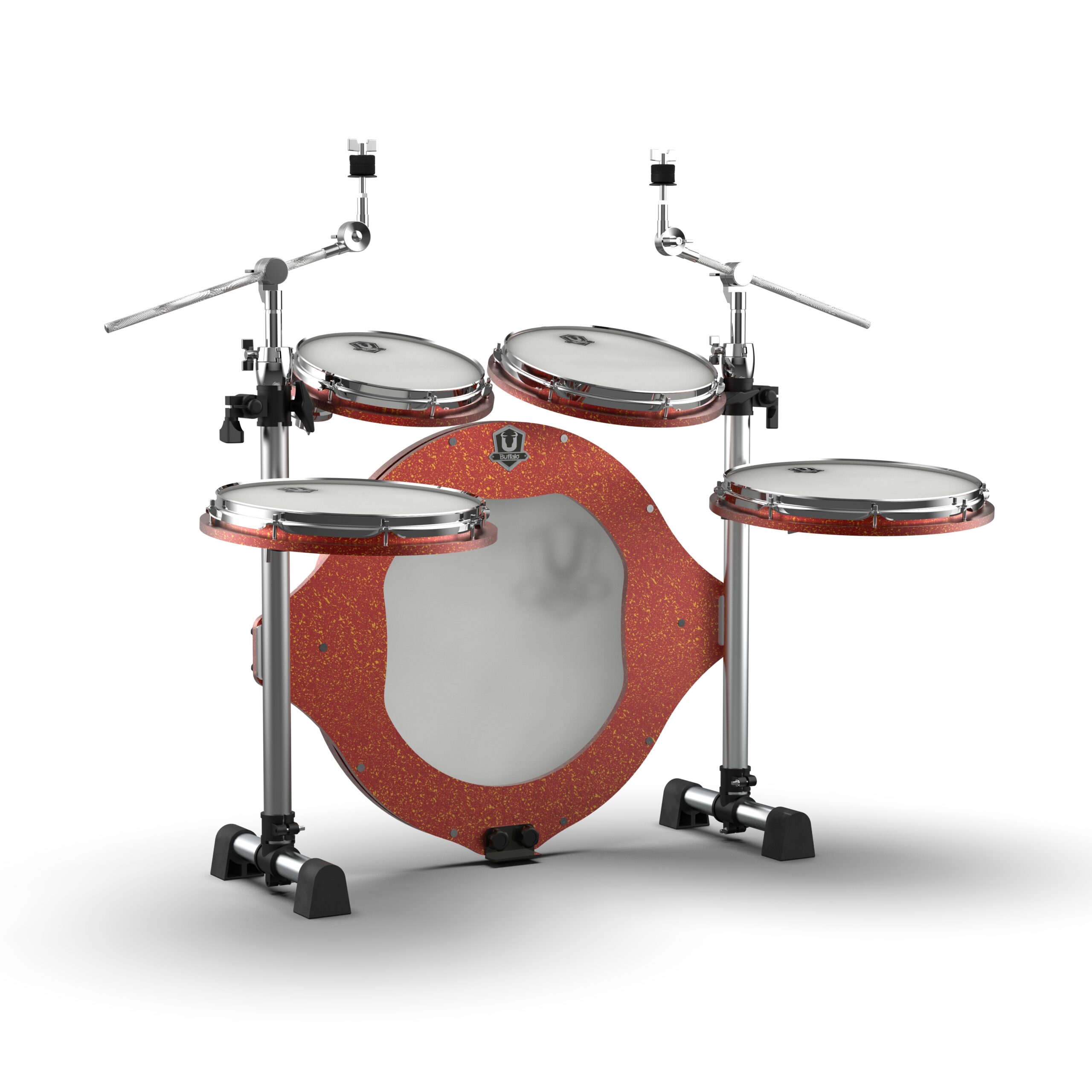 BUFFALO Roadster系列 RS-522RS 5-Piece 鎏金紅 旅行 便攜 摺疊 鼓組:圖片 3