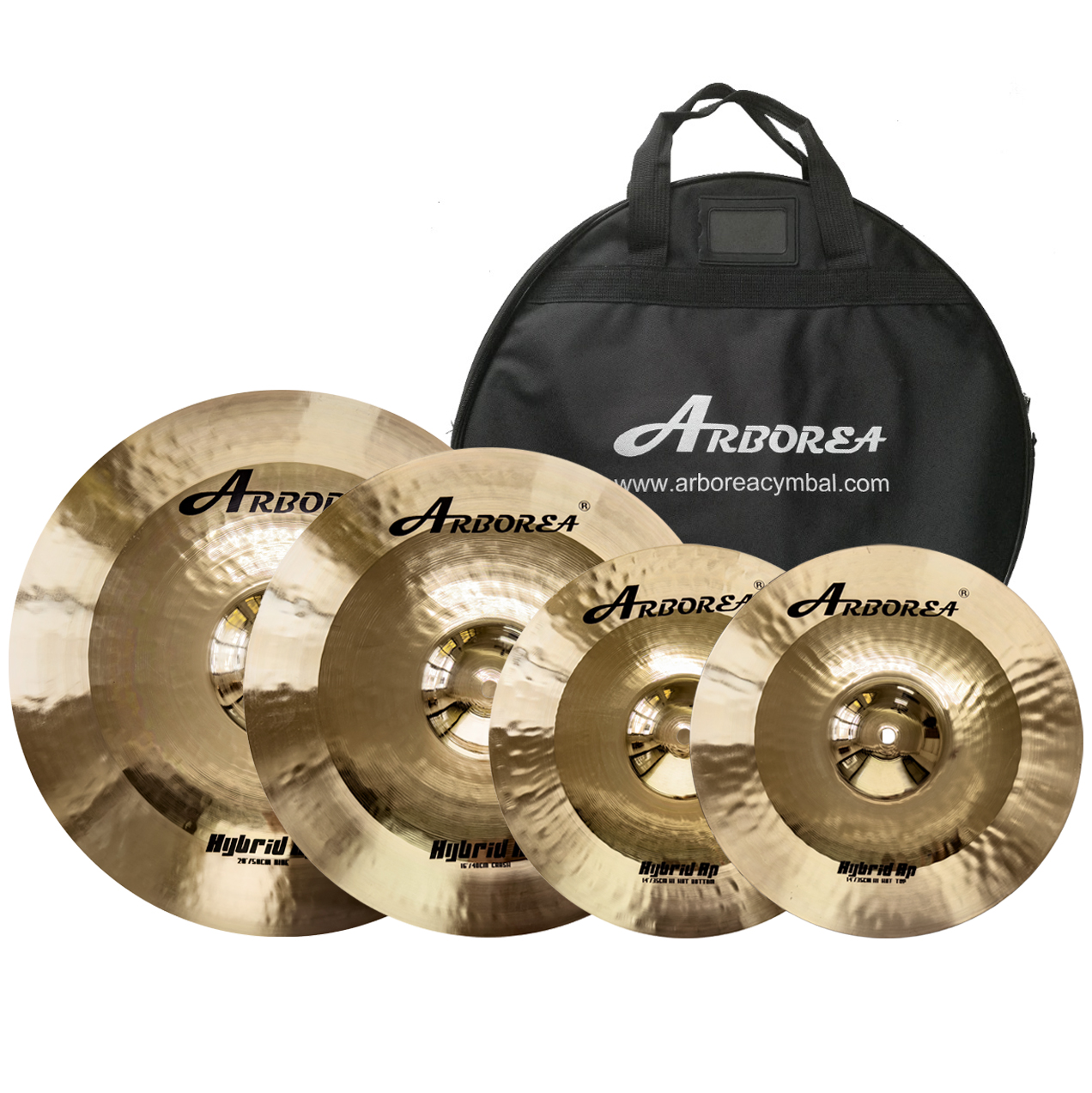 Arborea Cymbal Hybrid AP系列 14吋/16吋/20吋 B20 4片入 銅鈸套裝組 含銅鈸袋