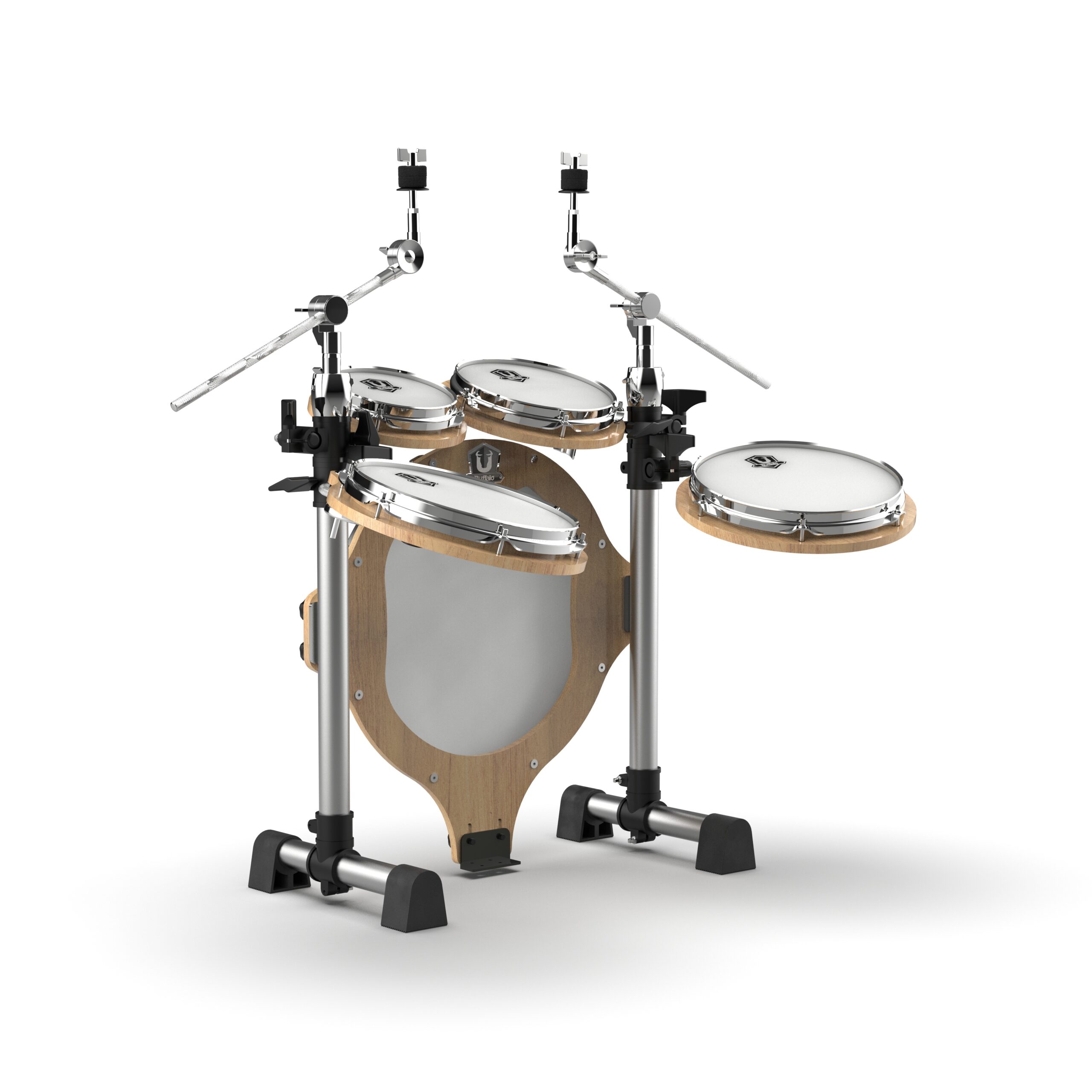 BUFFALO Roadster系列 RS-516RS 5-Piece 經典原木 旅行 便攜 摺疊 鼓組:圖片 3