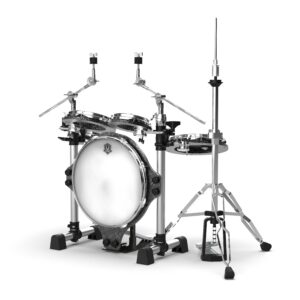 BUFFALO Roadster系列 RS-516RSH 5-Piece 閃銀 旅行 便攜 摺疊 全配 鼓組(含踏板及HH架)