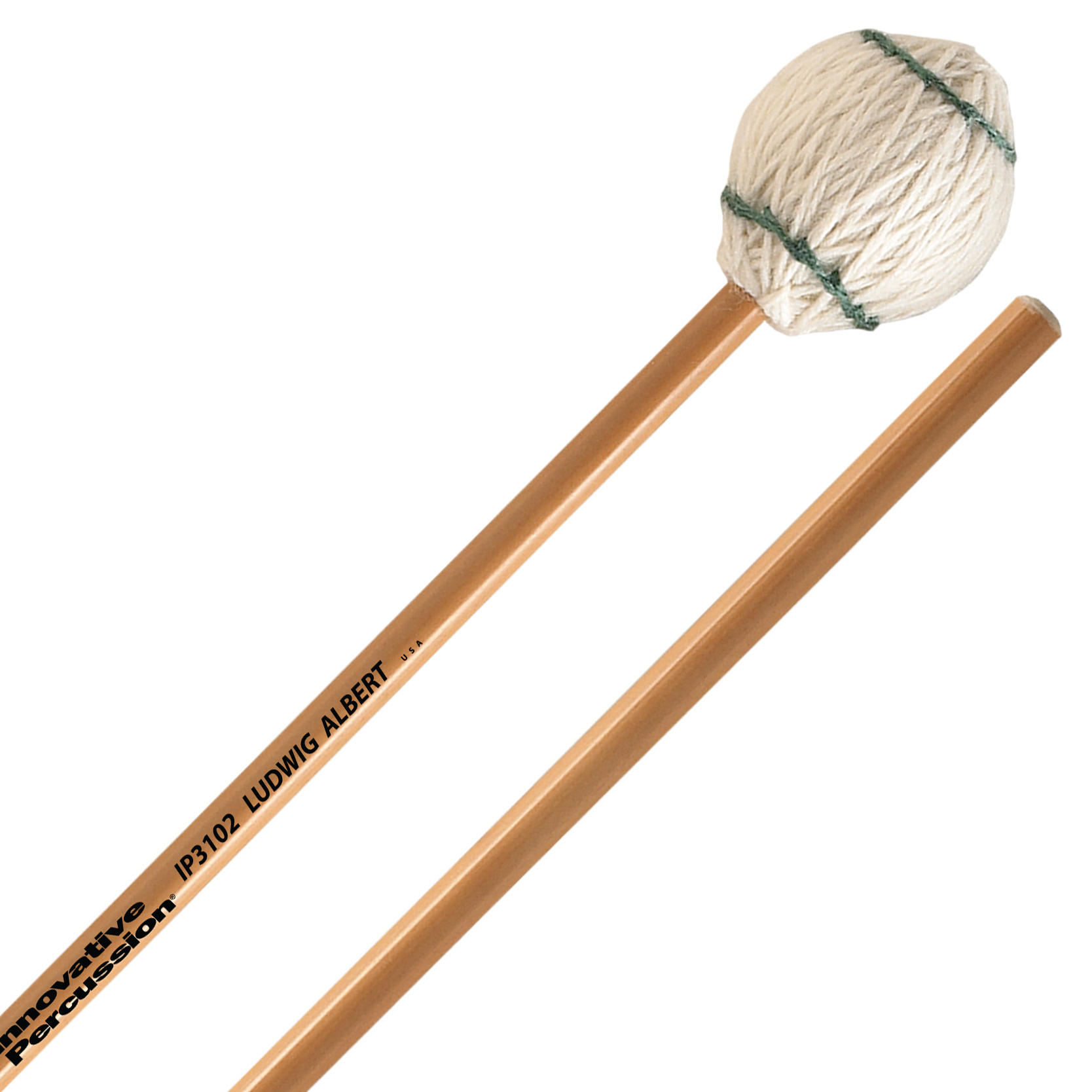 Innovative Percussion Ludwig Albert簽名系列 IP3102 超軟(Med. Very Soft) 藤柄 馬林巴琴槌