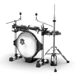 BUFFALO Roadster系列 RS-518RSH 5-Piece 閃銀 旅行 便攜 摺疊 全配 鼓組(含踏板及HH架)